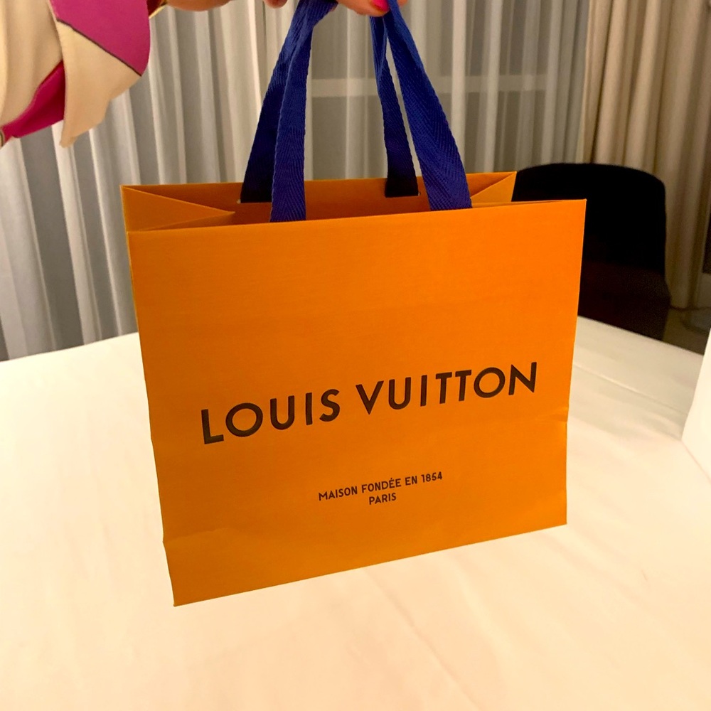 Smaller authentic Louis Vuitton bag with handles. Must have!